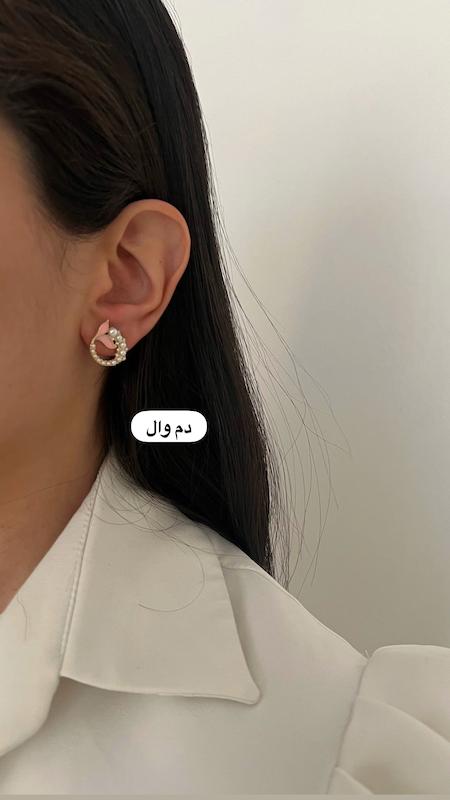 کالکشن گوشواره های صورتی