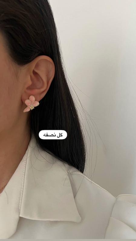 کالکشن گوشواره های صورتی