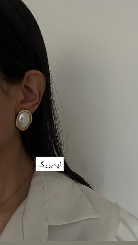کالکشن گوشواره کرمی قهوه ای 