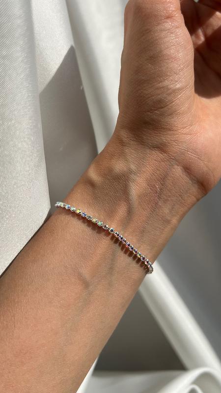 دستبند تنیسی هفترنگ ظریف