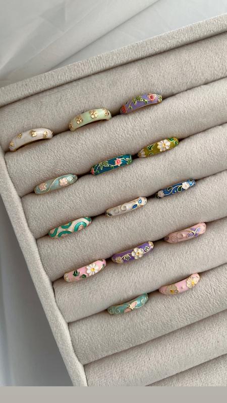 انگشترهای میناکاری