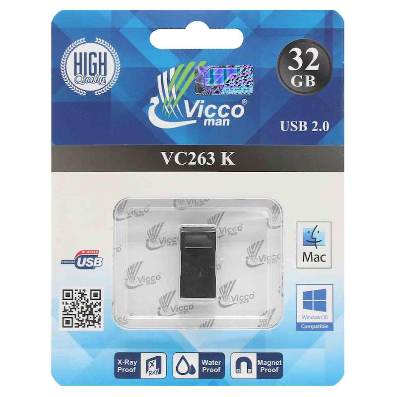 مشکی Vicco man VC263 K USB2.0 Flash Memory - 32GB
