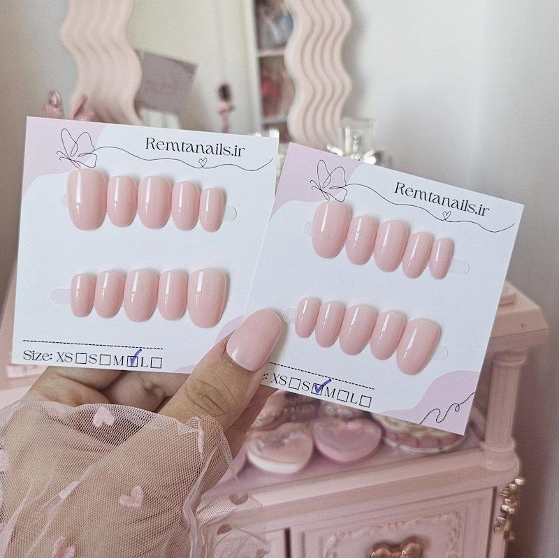 ناخن بادامی براق کد 03