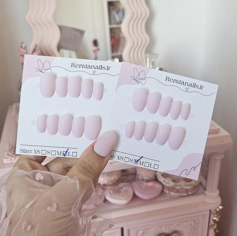 ناخن بادامی مات کد 05