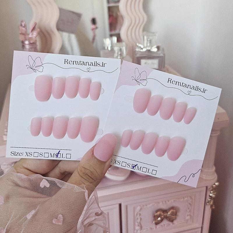 ناخن بادامی مات کد 04