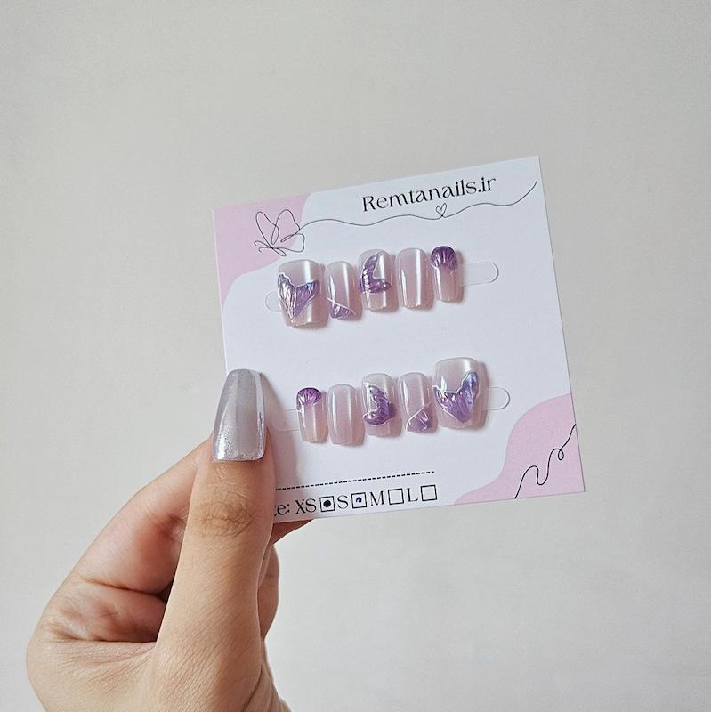 طرح آیس پری دریایی بنفش 