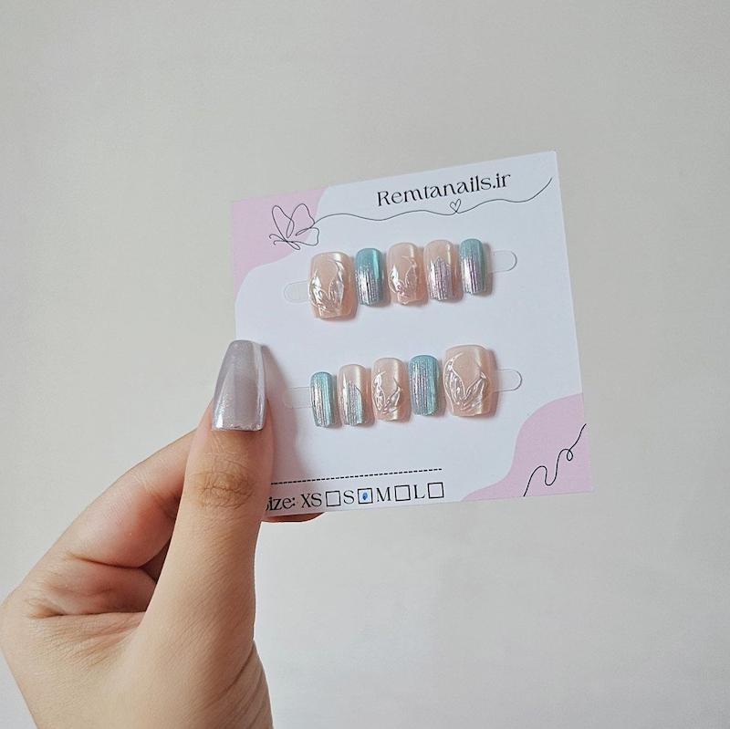 طرح آیس پری دریایی آبی 