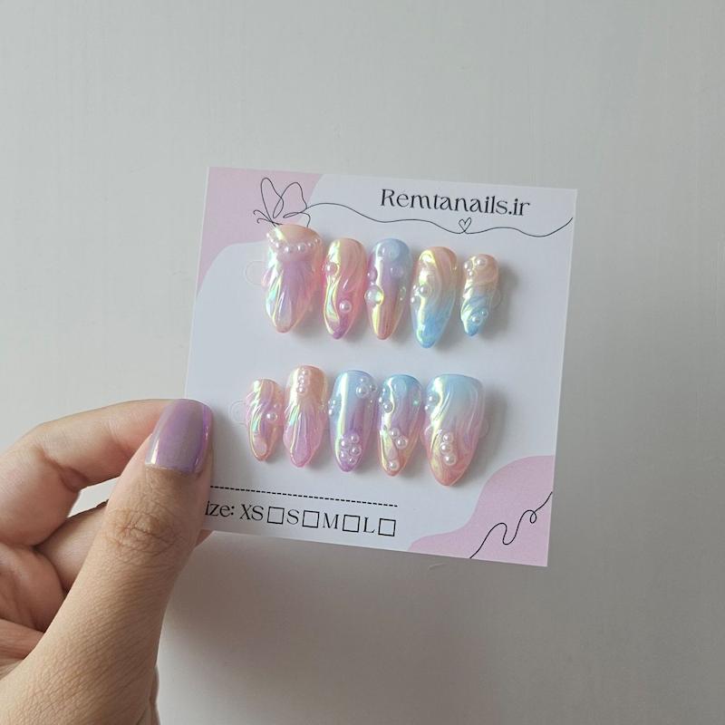 طرح پری دریایی برجسته 