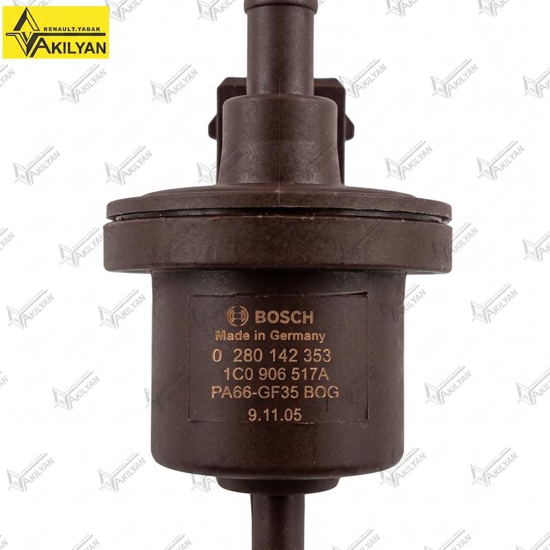 شیر برقی کنیستر پژو 405، شیر کنیستر 405، شیر برقی کنیستر قهوه‌ای، شیر کنیستر اصلی پژو 405، شیر کنیستر بوش آلمان، شیر بخارات بنزین پژو 405، شیر برقی بخارات بنزین 405، شیر کنیستر دو پین پژو 405، شیر کنیستر اورجینال 405، شیر کنیستر Bosch، شیر برقی بوش 0280142353، قطعات اصلی پژو 405