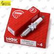 شمع موتور NGK اصلی پایه بلند LFR6C-11 کد 91823 بسته ۴ عددی