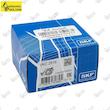 بلبرینگ کلاچ SKF پژو ۴۰۵ و جعبه آبی کد VKC 2516 جعبه بلبرینگ کلاچ SKF کد VKC 2516 ساخت فرانسه بلبرینگ کلاچ SKF داخل بسته‌بندی پلاستیکی نمای پشت بلبرینگ کلاچ SKF پژو ۴۰۵ با پایه و زبانه‌های اتصال نمای جانبی بلبرینگ کلاچ SKF و سطح فلزی تماس نمای روبه‌رو بلبرینگ کلاچ SKF با کد حک‌شده روی بدنه