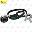 تسمه تایم Gates PowerGrip کیا ریو با کد 5567XS و مشخصات 137×22 میلی‌متر کیت تسمه تایم پاورگریپ کیا ریو شامل تسمه و دو رولر تایم بسته‌بندی Gates کیت تسمه تایم کیا ریو با مشخصات 137S8M22 و کد 5567XS نمای کناری جعبه کیت تسمه تایم Gates کیا ریو با کد K025567XS دو رولر تایم Gates داخل کیت تسمه تایم پاورگریپ کیا ریو