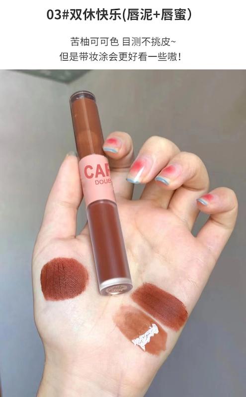 پک رژ مات و لیپ گلاس دوسر cappuvini