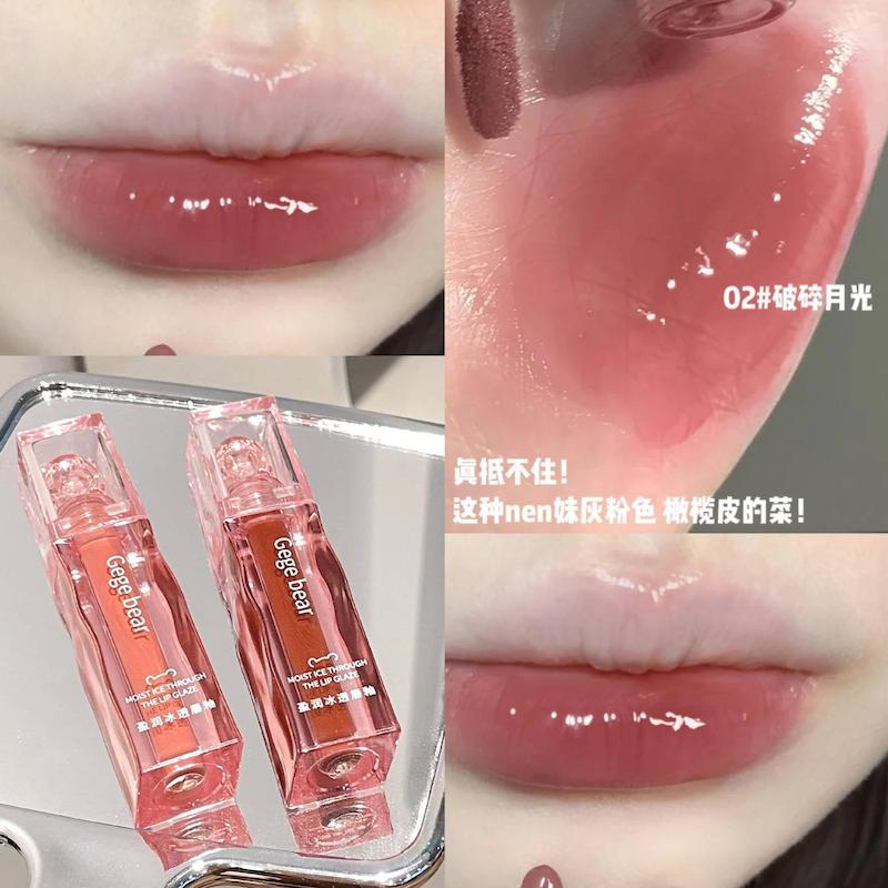 رژ خیس سر عروسکی water sensing mirror برند gege bear
