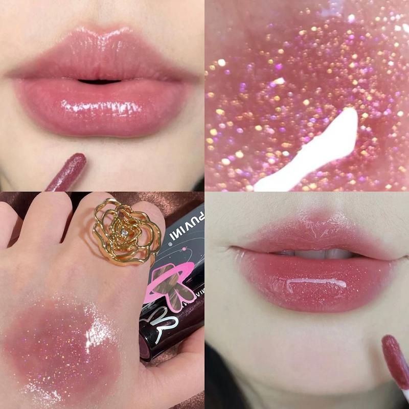 رژ خیس شیمری برند cappuvini