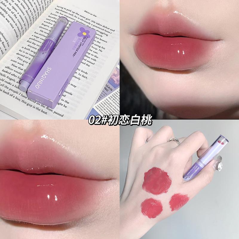 رژ پوکه بنفش بابونه برند SHAQINUO
