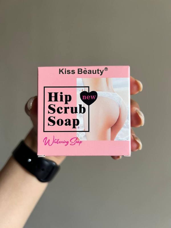 صابون اسکراب قلبی نقاط حساس kiss beauty