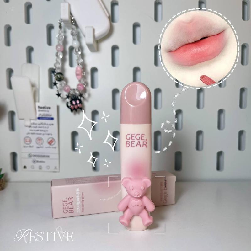 رژ مخملی تندر پیکسل دار تدی gege bear