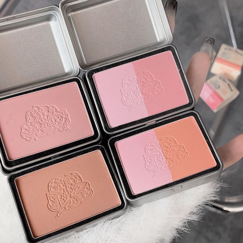 رژگونه پنیری با قاب فلزی keke mood