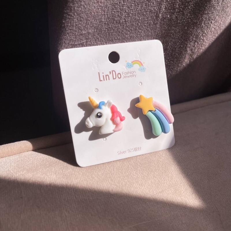 گوشواره نقره برند LinDo 🦊