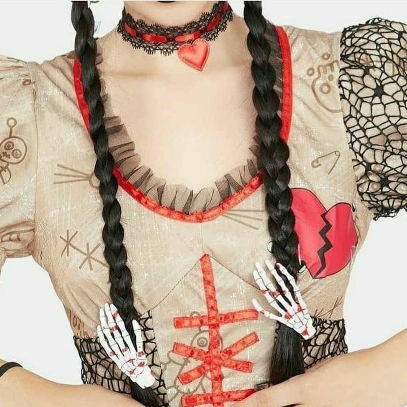 گیره مو اسکلتی💀🎀