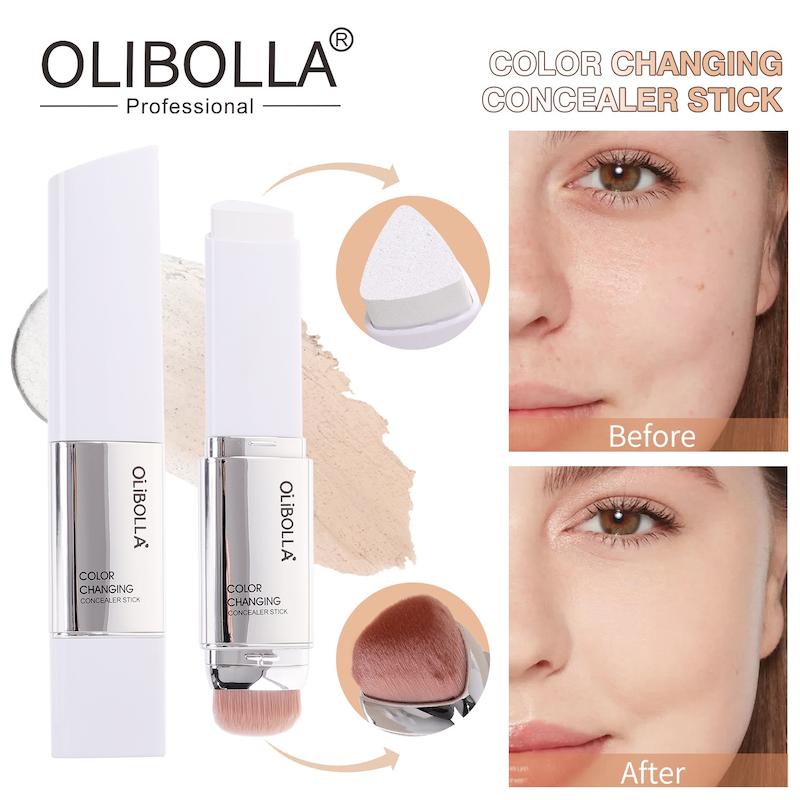 کرم استیکی براش دار فول کاور olibolla ( استیک کالر چنج )