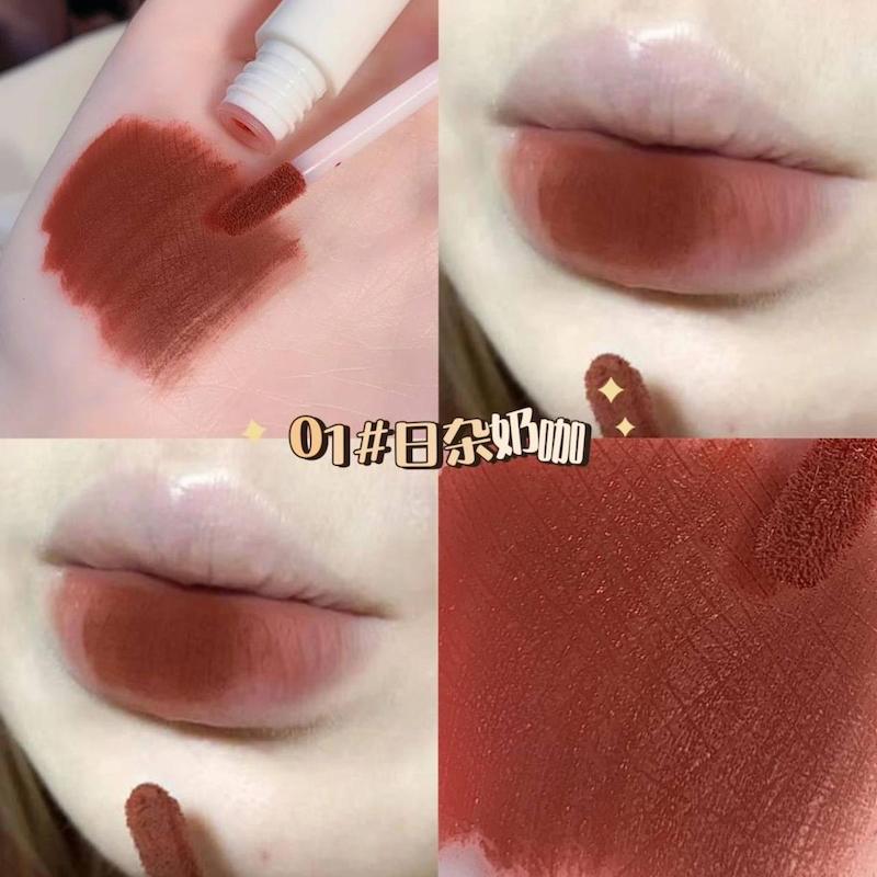 پک ۶ عددی رژ مخملی مایع پاندا وارداتی