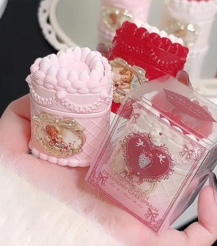 موس لب کیک توت فرنگی Huse Queen دوپ فلاور نوز
