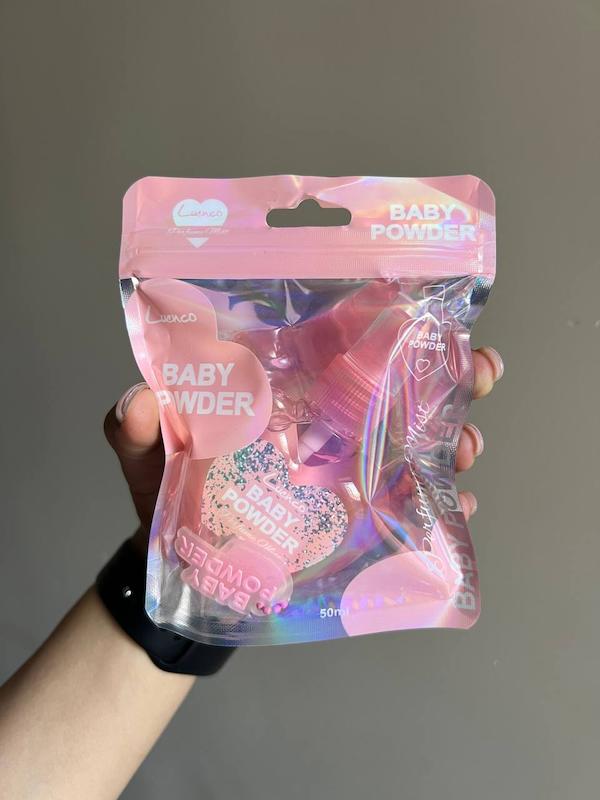 بادی اسپلش قلبی آویزدار baby powder 