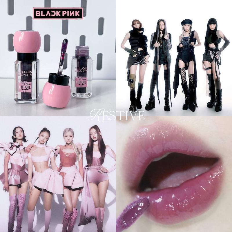 رژ خیس مشکی جادویی طرح Black Pink