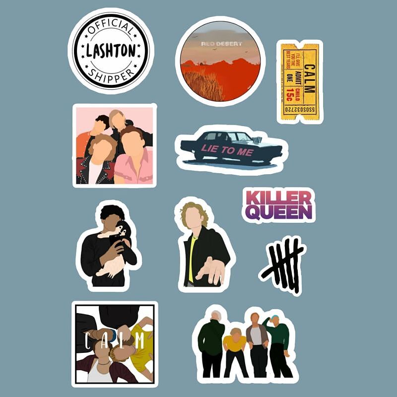 استیکر 5SOS کد 1001