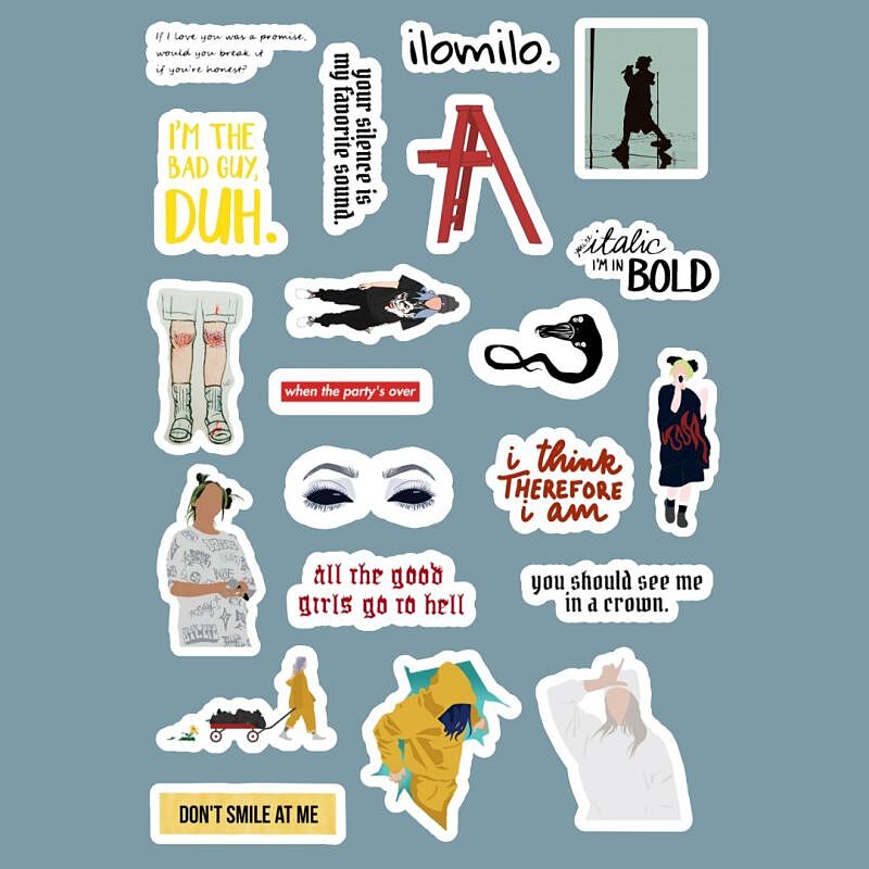 استیکر Billie Eilish کد 1015