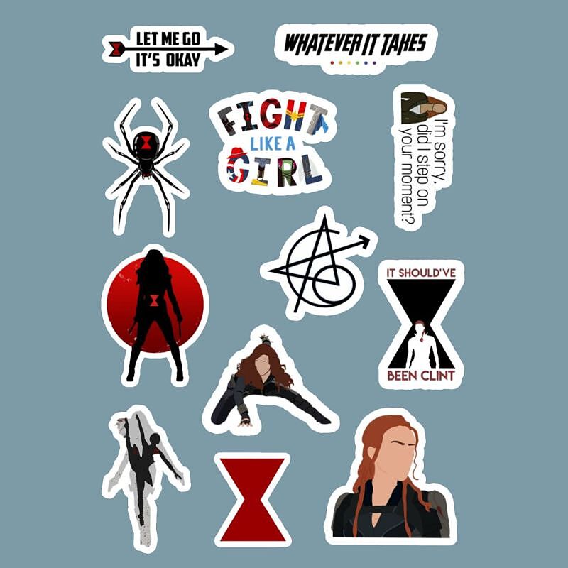 استیکر Black Widow / Marvel کد 1017