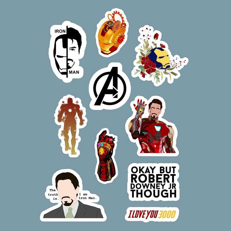 استیکر Iron Man  / Marvel کد 1056