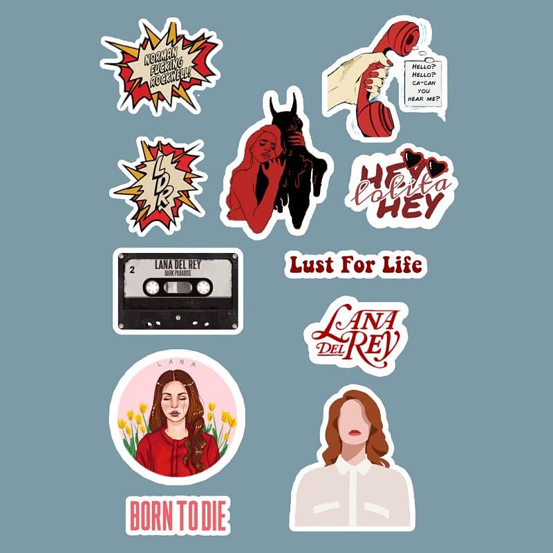 استیکر Lana Del Rey کد 1061