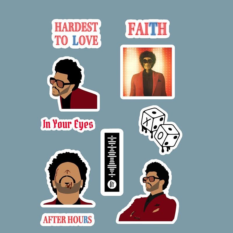 استیکر The Weeknd کد 1106