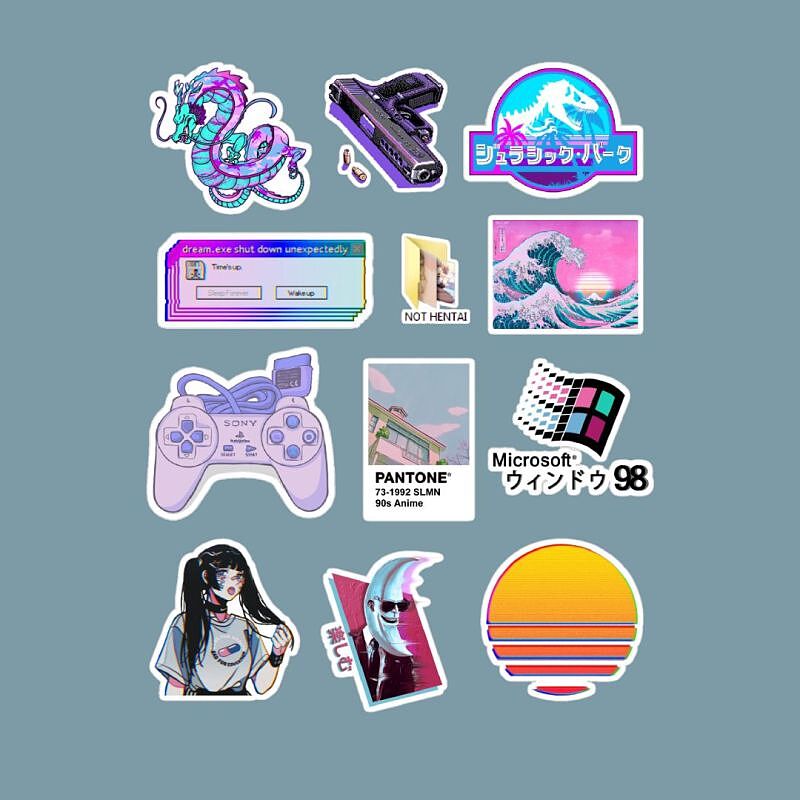 استیکر Vaporwave کد 1112