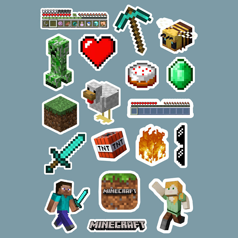 استیکر Minecraft کد 1137