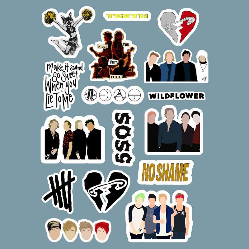 استیکر 5SOS کد 1154