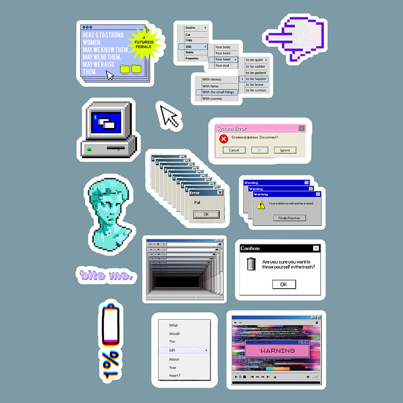 استیکر Vaporwave کد 1155