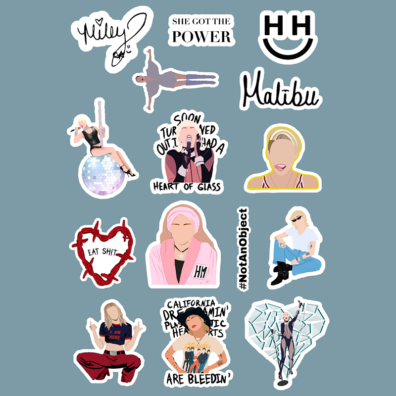 استیکر Miley Cyrus کد 1202