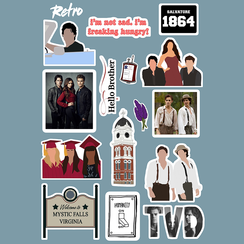 استیکر The Vampire Diaries کد 1123