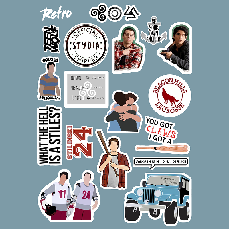 استیکر Teen Wolf کد 1125