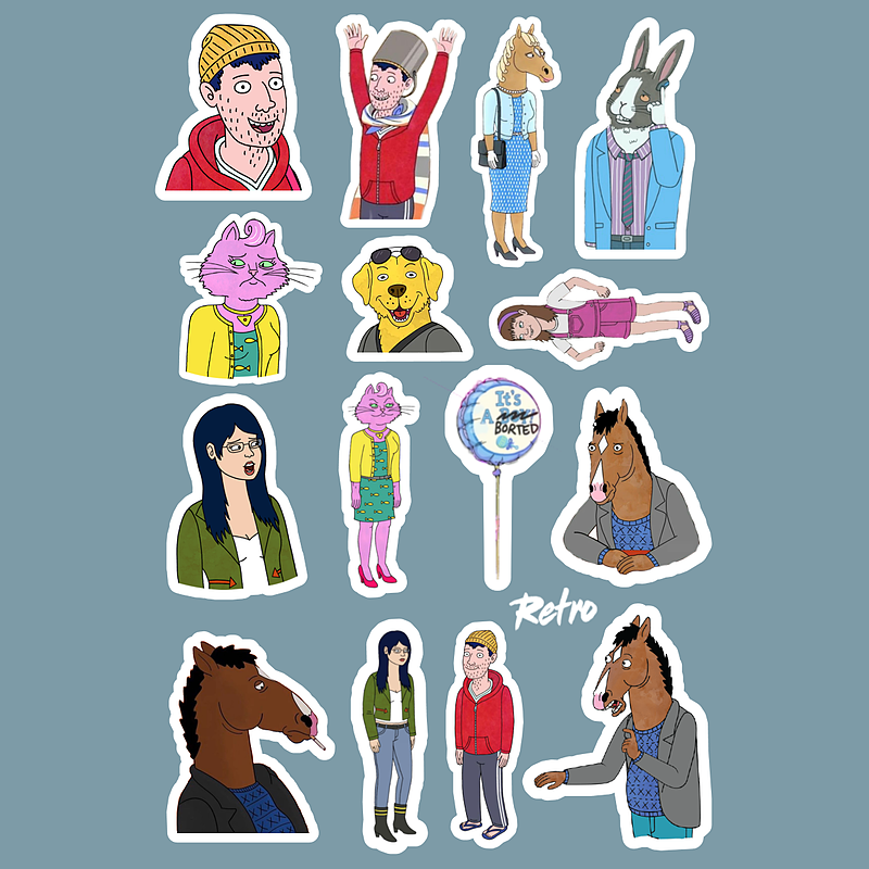 استیکر Bo Jack Horseman کد 1148