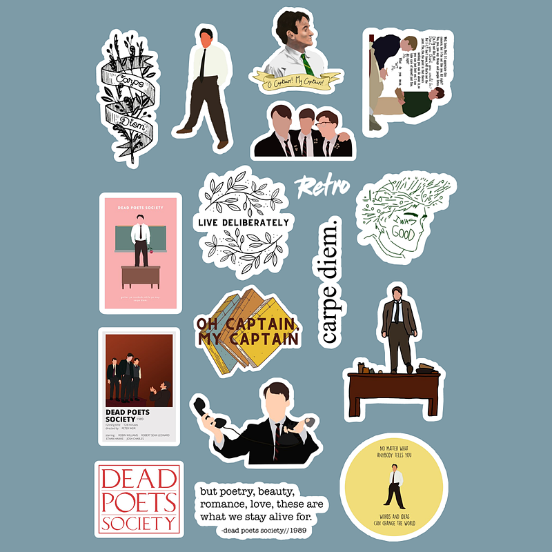 استیکر Dead Poets Society کد 1169