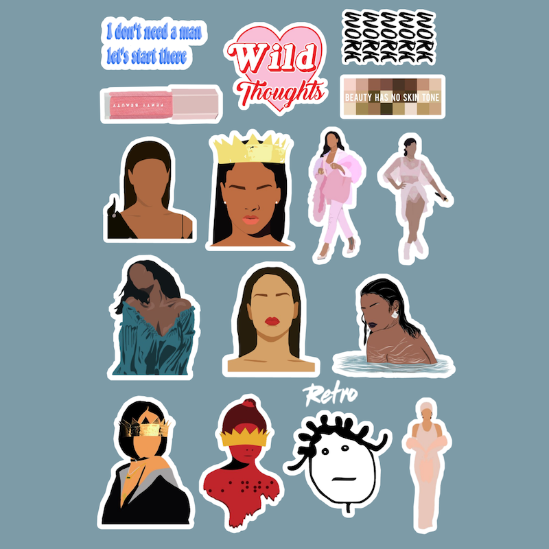 استیکر Rihanna کد 1171