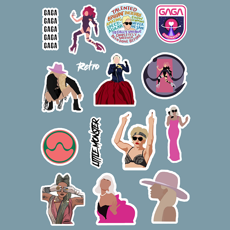 استیکر Lady GAGA کد 1174