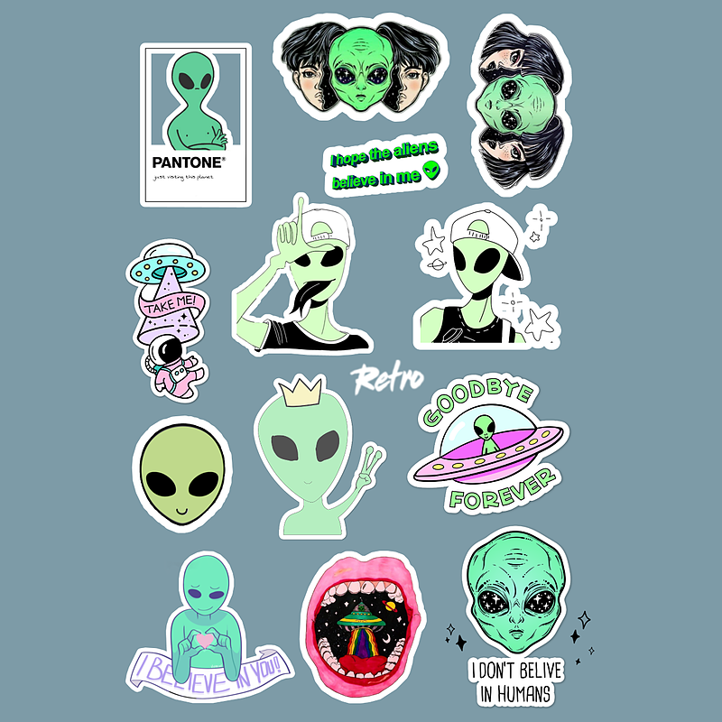 استیکر Aliens کد 1185