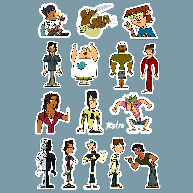 استیکر Total Drama 1 کد 1189