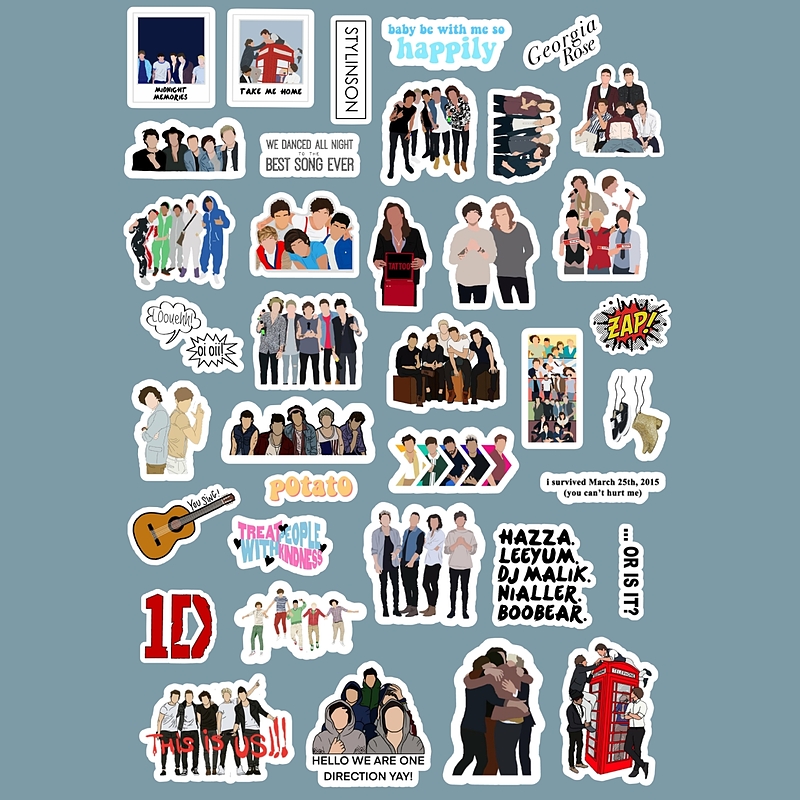 مگا پک استیکر one Direction 